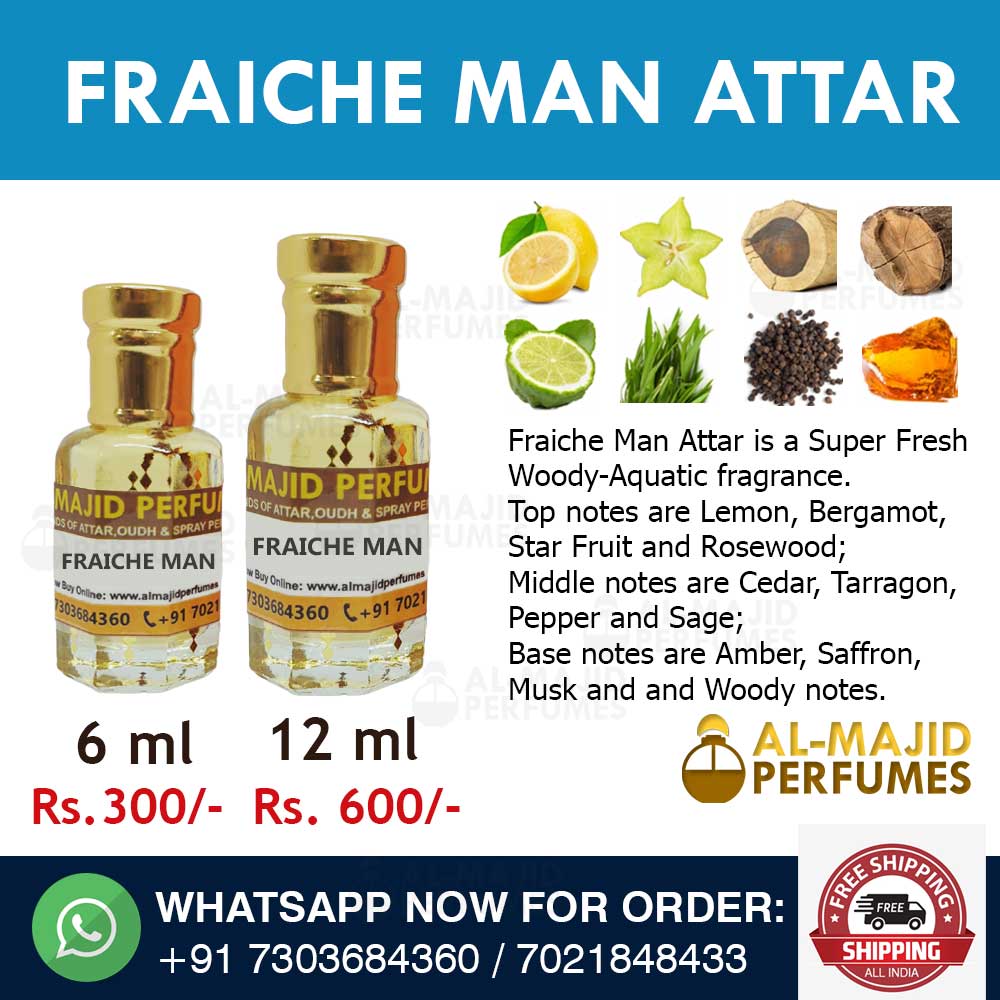 Fraiche Man Attar Al Majid Perfumes