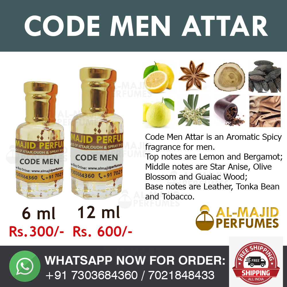 Code Men Attar Al Majid Perfumes