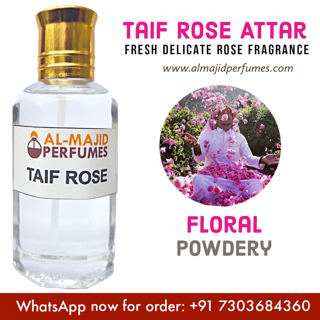 Taif Rose Attar Al Majid Perfumes